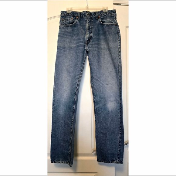 Men's Vintage 34-33 Levi's Red Tab Blue Jeans